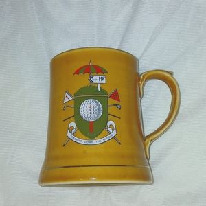 Vintage Wade England Golf Motif Collectible Mug Stein Wade England